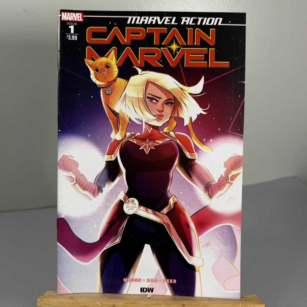 Marvel Action Captain Marvel #1 2019 IDW Cover A Sweeney Boo All Ages